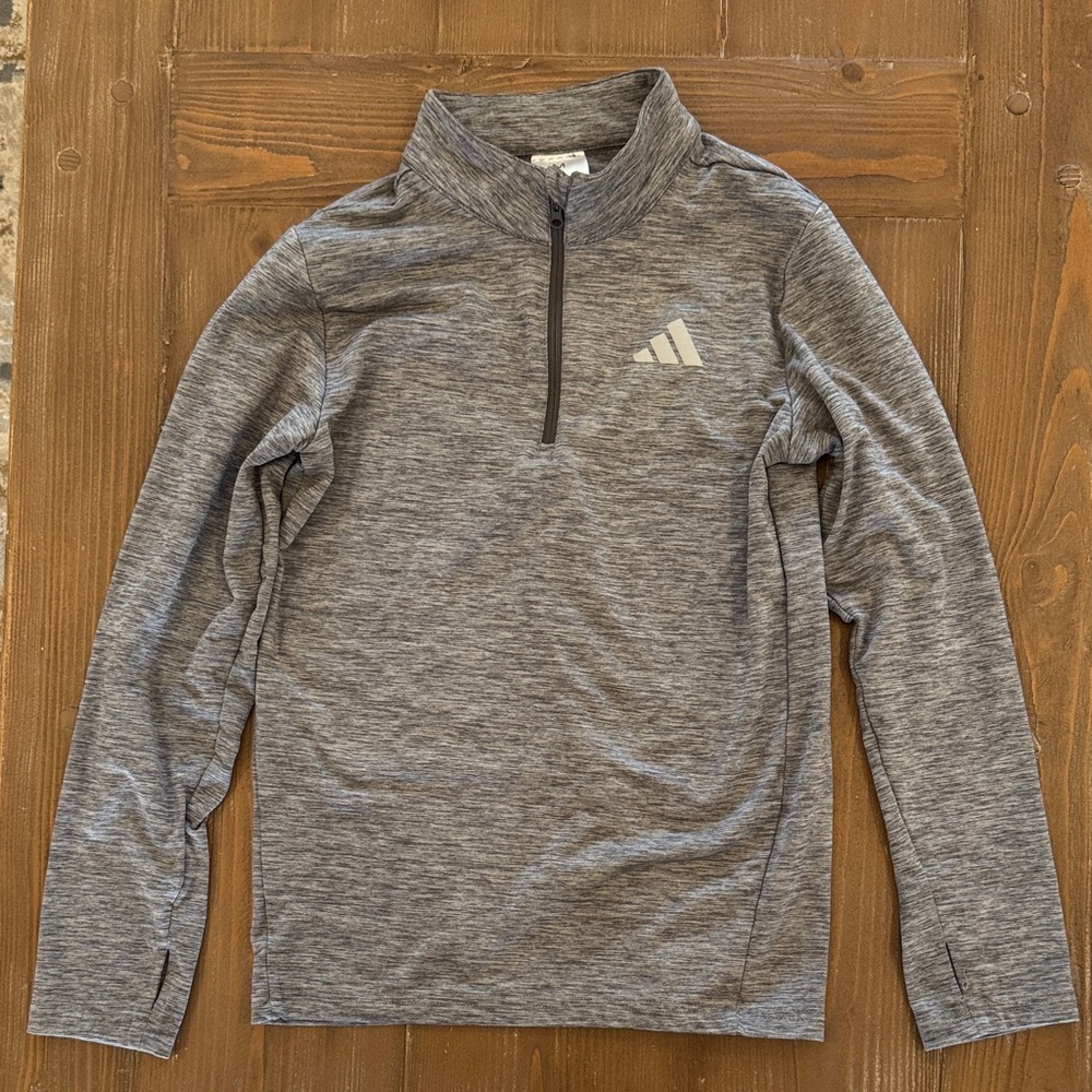 Boys Adidas Pullover Size Medium 10/12 Slim Fit